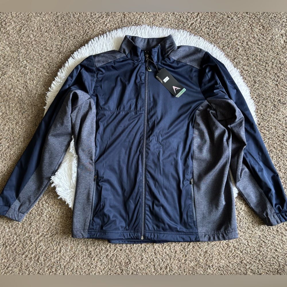Antigua Jacket New‎ Blue Womens Size 2XL